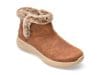 Ghete SKECHERS maro, GO WALK STABILITY BOOT, din piele ecologica