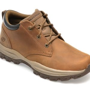Ghete SKECHERS maro, KNOWLSON, din piele naturala