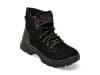 Ghete SKECHERS negre, BOBS BROADIES, din piele intoarsa