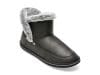Ghete SKECHERS negre, COZY CAMPFIRE, din piele ecologica
