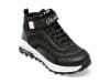 Ghete SKECHERS negre, FUSE TREAD, din piele naturala