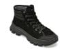 Ghete SKECHERS negre, ROADIES SURGE, din piele intoarsa