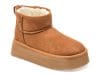 Ghete Steve Madden maro, CAMPFIR, din piele intoarsa