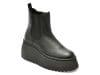 Ghete Steve Madden negre, PEGASUS, din piele naturala