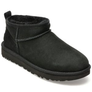 Ghete UGG negre, 1116109, din piele intoarsa