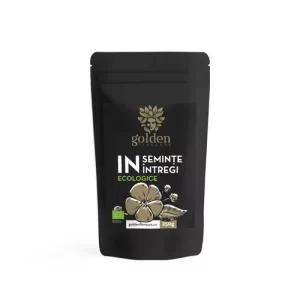 Semințe de In Întregi ecologice, 250g | Golden Flavours
