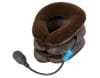 Guler Cervical de elongare, 4U®, Corectia coloanei, Eliminarea durerilor cervicale, Gonflabil, 3 camere, Maro