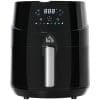 Friteuza cu aer cald 4.5 litri, Air Fryer 1500 W, 8 programe prestabilite, timer si temperaturi reglabile 28×35,1x33cm negru HOMCOM | Aosom RO