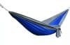 Hamac Albastru Tip Parasuta 210T Nylon Portabil si Compact cu Accesorii Incluse Marime 260 x 140cm Greutate Suportata 250kg