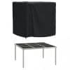 Husă mobilier de grădină negru 116x100x120 cm impermeabilă 420D