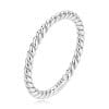 Inel din argint Simple Twisted Silver