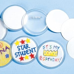 Broșă personalizabilă (ecuson), 6.4 cm
