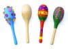 Maracas din lemn pentru decorare
