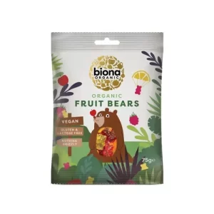 Jeleuri mini ursuleți – fructe ECO, 75g | Biona