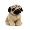 Jucărie de pluș – Câine pug, 22 cm