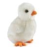 Jucărie din pluș – Puișor alb pufos, 12 cm