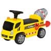 HOMCOM Masina pentru Copii Ride-on 2 in 1 cu Betoniera, Lumini si Sunete, Varsta 18-36 Luni, 78×28.2x42cm, Galben
