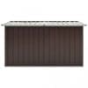 Ladă de depozitare pentru grădină, maro, 171 x 99 x 93 cm