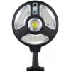 Lampa Solara Proiector 270 COB, Senzor Miscare, Buton ON/OFF, Telecomanda, Forma Rotunda, Negru