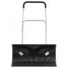 Lopată de zăpadă cu mâner extensibil negru 66 cm lamă din oțel