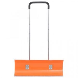Lopată de zăpadă mâner extensibil portocaliu 96cm lamă din oțel