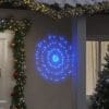Lumină stelară de Crăciun 140 LED-uri, 2 buc., albastru, 17 cm