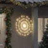 Lumină stelară de Crăciun 140 LED-uri alb cald 17 cm
