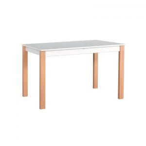 Masa extensibila ALBA 1, fag + alb, 120 150x80x78 cm