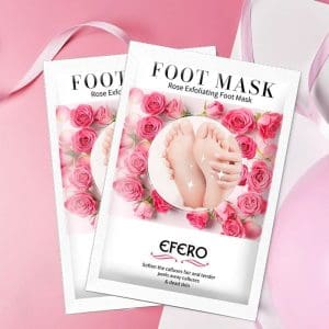Masca Exfolianta Pentru Picioare Cu Extract De Trandafir Rosu