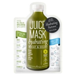 Mască Șervețel Juice Grâu și Țelină – Hidratare, Hrănire și Echilibrare, 20g | Ariul