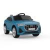 Masinuta electrica Audi E-tron Sportback 4×4 140W, cu scaun tapitat, culoare albastru