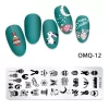 Matrita Metalica Nail Art – OMQ-12