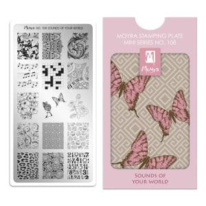 Matrita mini pentru stampila nr 108 – Sounds of your world