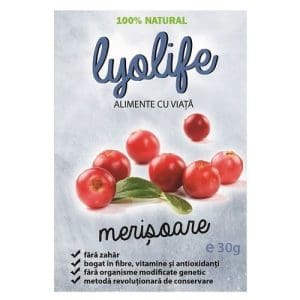 Merișoare – Fructe Liofilizate, 30g | LyoLife