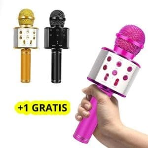 Microfon Karaoke NYTRO Pro 5 Kids, Boxa Bluetooth, Functie Ecou si Schimbare Voce + 1 GRATIS