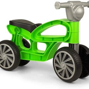 Mini bicicletă fără pedale, cu 4 roți – Verde