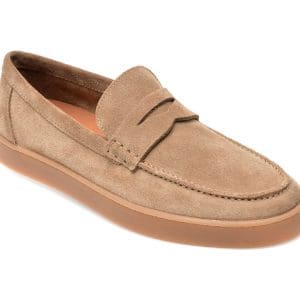 Mocasini ALDO bej, ALFIE271, din piele intoarsa