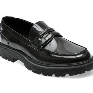 Mocasini ALDO negri, BIGTHINK001, din piele naturala