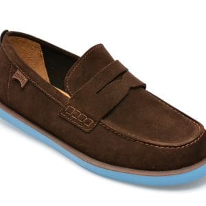 Mocasini CAMPER maro, K100889, din piele intoarsa
