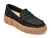 Mocasini CLARKS negri, TORHILL PENNY 01-2, din nabuc