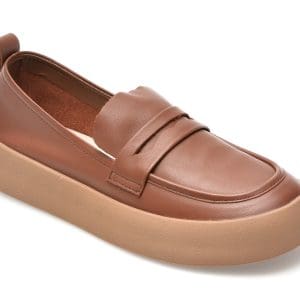 Mocasini GRYXX maro, 89638, din piele naturala