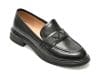 Mocasini GRYXX negri, P141Z16, din piele naturala