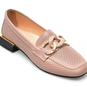 Mocasini GRYXX nude, 2185241, din piele naturala