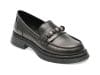Mocasini MOLLY BESSA negri, 6293401, din piele naturala