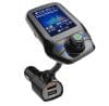 Modulator Auto Transmitator FM Techstar® T43 Bluetooth 4.0 AUX USB QC3.0 Display Color 1.8 inch MP3 Player Android iOS