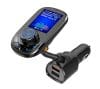 Modulator FM Techstar® T61, Ecran TFT, Wireless, Bluetooth 4.2, Microfon Integrat, Quick Charge 3.0, Slot MicroSD, AUX IN/OUT