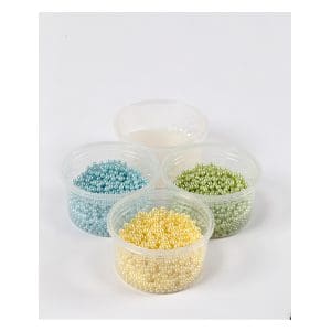 Mărgele perlate din plastic pentru decorare