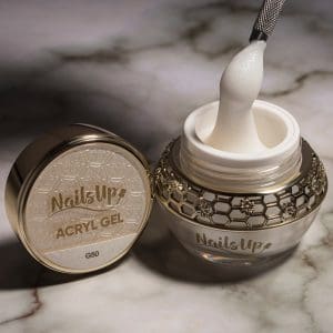 NailsUp Acryl Gel Glitter Milky White 30g – G50