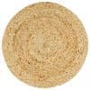 Naproane, 4 buc., natural, 38 cm, iută, rotund