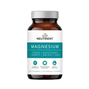 Magnesium Taurate + Bisglycinate + Citrate + Malate + Oxid, 120 caps.| Neutrient